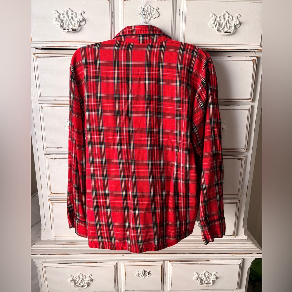 J. Crew Red Plaid Button-Up Shirt - Picture 4 of 4
